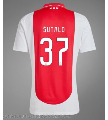 Ajax Josip Sutalo #37 Hjemmebanetrøje 2024-25 Kortærmet